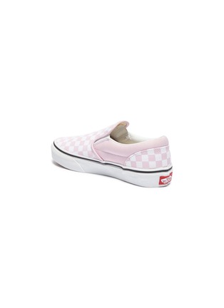 Detail View - Click To Enlarge - VANS - 'Classic Slip-on' checkerboard kids skates