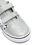 Detail View - Click To Enlarge - VANS - 'Old School V' checkerboard glitter canvas toddler sneakers