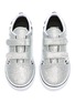 Figure View - Click To Enlarge - VANS - 'Old School V' checkerboard glitter canvas toddler sneakers