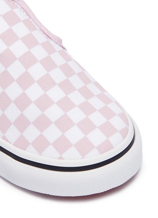 Detail View - Click To Enlarge - VANS - 'Classic Slip-on' checkerboard toddler skates