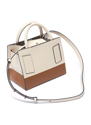 Detail View - Click To Enlarge - BOYY - 'Bobby 23' small colourblock buckle top handle bag