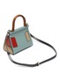 Detail View - Click To Enlarge - BOYY - 'Karl 19' colourblock mini buckle top handle bag