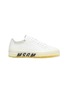 Main View - Click To Enlarge - MSGM - 'Floating' logo print leather sneakers
