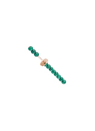 Main View - Click To Enlarge - OFÉE - ‘Muse' malachite 18k rose gold beaded earring