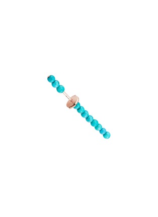 Main View - Click To Enlarge - OFÉE - ‘Muse' turquoise 18k rose gold beaded earring