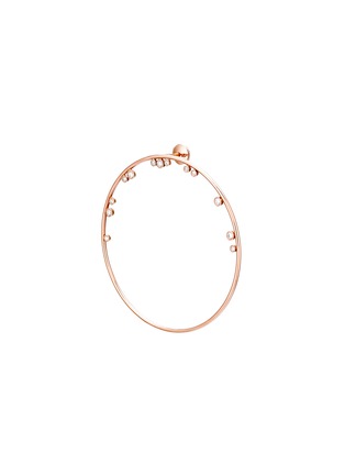Main View - Click To Enlarge - OFÉE - ‘Nomad' diamond 18k rose gold hoop earring