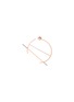 Main View - Click To Enlarge - OFÉE - ‘Abstraction' diamond 18k rose gold hoop left earring
