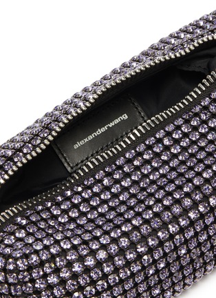 Detail View - Click To Enlarge - ALEXANDER WANG - Strass embellished pencil case