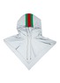 Main View - Click To Enlarge - GUCCI - Web stripe reflective hood