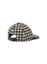 Figure View - Click To Enlarge - GUCCI - Logo appliqué houndstooth baseball cap