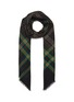 Main View - Click To Enlarge - GUCCI - Web stripe check plaid wool-silk scarf