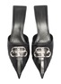 Detail View - Click To Enlarge - BALENCIAGA - 'Fringe Knife' leather mules