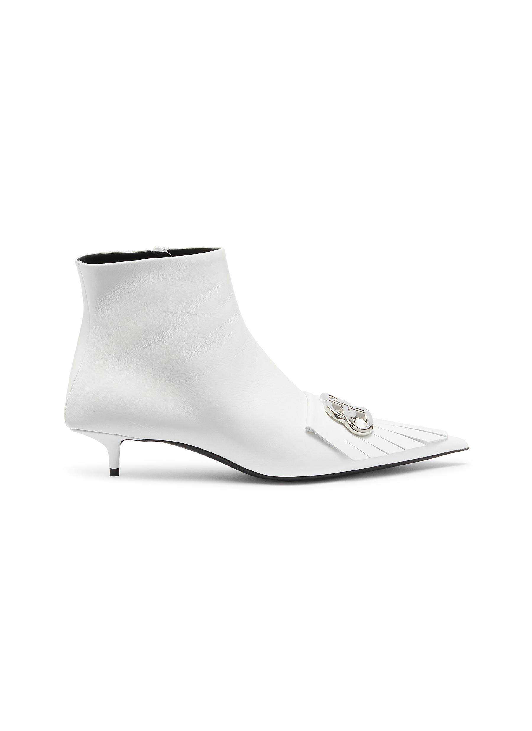 balenciaga white boots