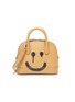 Main View - Click To Enlarge - BALENCIAGA - Ville happy face print top handle XXS bag