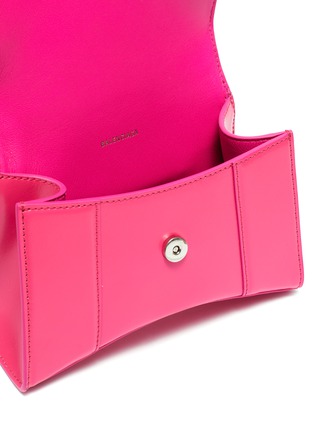 Detail View - Click To Enlarge - BALENCIAGA - 'Hourglass XS' leather top handle bag