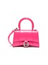 Main View - Click To Enlarge - BALENCIAGA - 'Hourglass XS' leather top handle bag