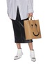 Figure View - Click To Enlarge - BALENCIAGA - Happy/ Not Happy medium market tote bag