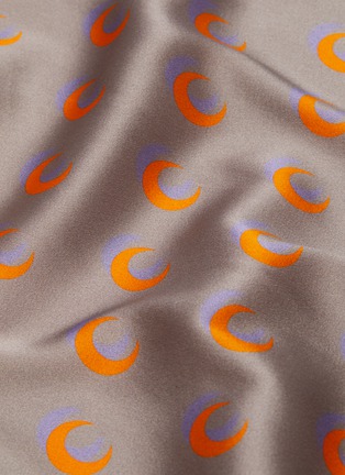 Detail View - Click To Enlarge - MARINE SERRE - 'Marigold' logo print skirt