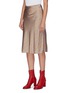Front View - Click To Enlarge - MARINE SERRE - 'Marigold' logo print skirt