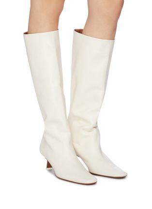 Figure View - Click To Enlarge - NEOUS - 'Cynis' mid calf leather boots