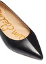 Detail View - Click To Enlarge - SAM EDELMAN - 'Sally' suede panel leather skimmer flats