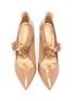 Detail View - Click To Enlarge - SAM EDELMAN - 'Hinda' cross strap buckle leather pumps