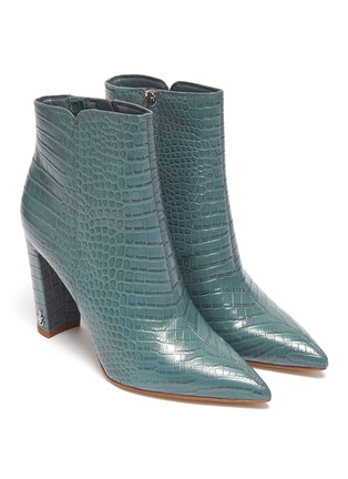 Detail View - Click To Enlarge - SAM EDELMAN - 'Raelle' leather ankle boots