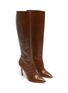 Detail View - Click To Enlarge - SAM EDELMAN - 'Fraya' croc-embossed leather knee high boots