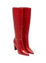 Detail View - Click To Enlarge - SAM EDELMAN - 'Raakel' croc embossed leather knee high boots