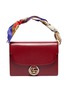 Main View - Click To Enlarge - GUCCI - GG ring scarf strap leather handbag