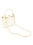 Detail View - Click To Enlarge - GUCCI - 'Sylvie' plexiglas top handle chain bag