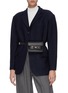 Front View - Click To Enlarge - PROENZA SCHOULER - 'PS11' buckle leather belt bag