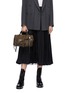 Front View - Click To Enlarge - PROENZA SCHOULER - 'PS1+' tiny crinkled leather satchel