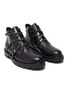 Detail View - Click To Enlarge - ALAÏA - Studded calfskin flat boots