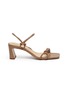Main View - Click To Enlarge - BY FAR - 'Charlie' single band knot leather sandals