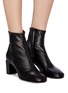 Figure View - Click To Enlarge - BY FAR - 'Vasi' block heel leather ankle boots