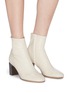 Figure View - Click To Enlarge - BY FAR - 'Vasi' block heel leather ankle boots
