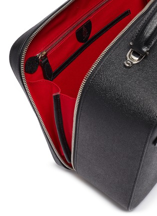 Detail View - Click To Enlarge - MARK CROSS - 'Baker Messenger' bag in leather