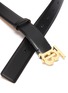 Detail View - Click To Enlarge - BURBERRY - 'TB' monogram buckle leather belt