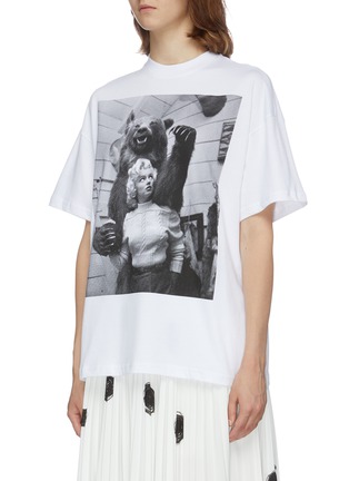 Front View - Click To Enlarge - CHRISTOPHER KANE - Marilyn photographic print T-shirt