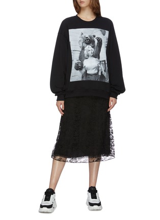 Figure View - Click To Enlarge - CHRISTOPHER KANE - Marilyn photographic print sweatshirt