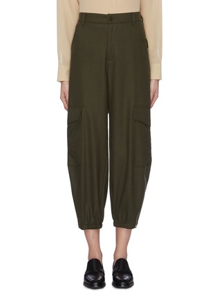 Main View - Click To Enlarge - BARENA - Patch pocket tapered pants
