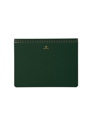 Main View - Click To Enlarge - POSTALCO - A5 pingraph notebook – Bank Green