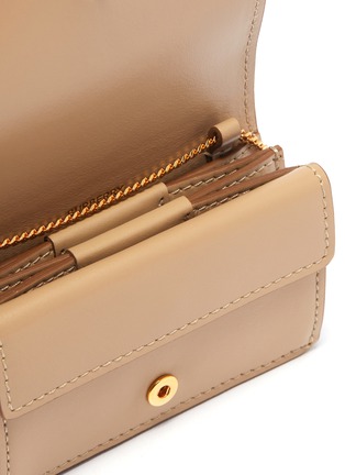 Detail View - Click To Enlarge - BURBERRY - 'Jessie' monogram leather card case