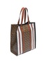 Detail View - Click To Enlarge - BURBERRY - Monogram stripe e-canvas tote
