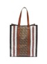 Main View - Click To Enlarge - BURBERRY - Monogram stripe e-canvas tote