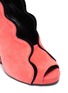 Detail View - Click To Enlarge - PIERRE HARDY - 'Sottsass' scallop-trimmed suede sandals