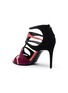  - PIERRE HARDY - 'Jerry' ankle strap colourblock geometric cutout suede sandals