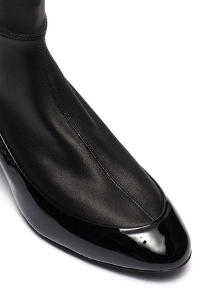 Detail View - Click To Enlarge - PIERRE HARDY - 'Illusion' leather ankle boots