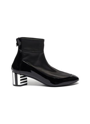 Main View - Click To Enlarge - PIERRE HARDY - 'Illusion' leather ankle boots